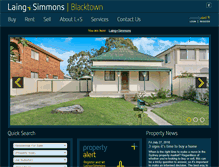 Tablet Screenshot of lsblacktown.com.au